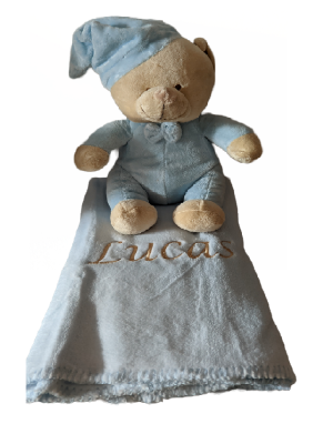 Peluche Oso y Manta