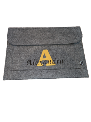 Bolso Portátil Fieltro Gris