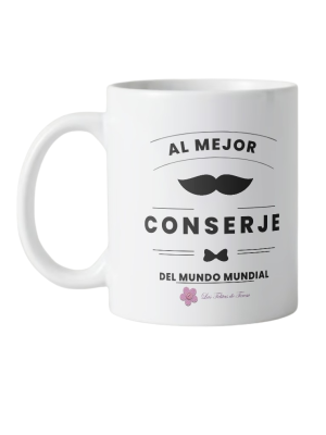 Taza "Al mejor Conserje"